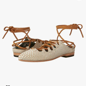 Free Bird Enya Laced Leather Mule Size 7